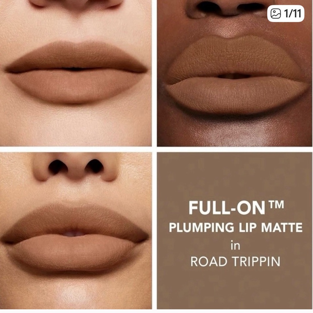 New! Buxom Full On Plumping Lip Velvety Smooth Matte Road Trippin